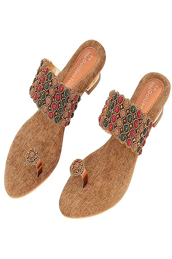 golden bloom sandal