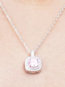 Square Octagon Cut Necklace Set