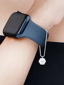Hexagon  Watch Charm