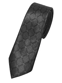 Rare Combee Black Luxurious Premium Silk Necktie with Pocket Square & Cufflinks for Party's, Reception, Gift, Business, Office, Weeding, Corporate, Meeting  