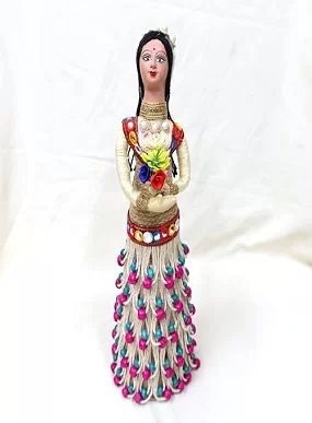 Palak Saxena Eco-Friendly Jute Handmade Doll – Unique Artisanal Craft for Home Décor & Gift