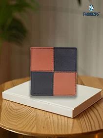 FAIRO Leather Wallets for Men Top Grain Leather, 5 Card Slots & 2 Compartments, Bi Fold Wallets…