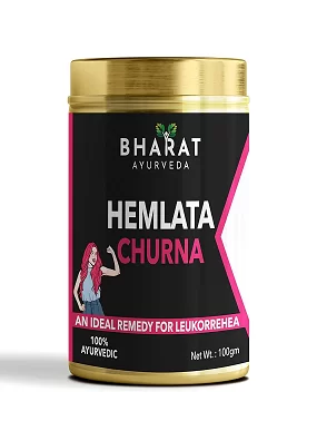 BHARAT AYURVEDA Hemlata Churna For White Discharge For Leukorrehea Women Health