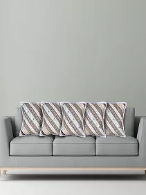 PALAK SAXENA Gujrati Style Decorative Embroidery Cushion Covers Single-Sided Embroidery Cushion Cover Patchwork Pillow Cotton Cushion Case Square Decorative