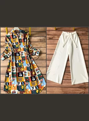 Women's Co-ord Set / Kurti and Palazzo Set / Casual & Festive Wear