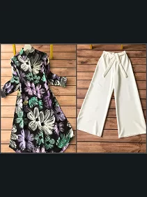 Women's Co-ord Set / Kurti and Palazzo Set / Casual & Festive Wear