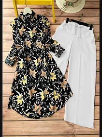 Women's Co-ord Set / Kurti and Palazzo Set / Casual & Festive Wear