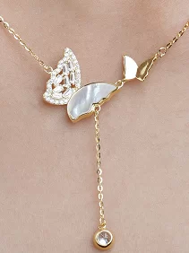 Butterfly Pendant Chain