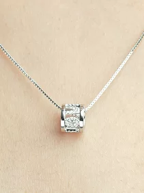 I Love You Roll Pendant Chain