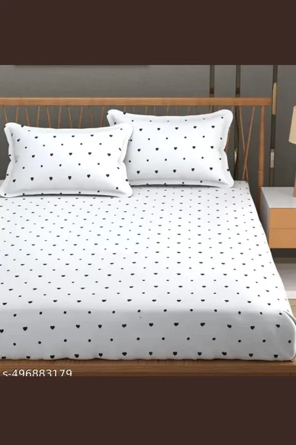 Aavya Queen Size Bedsheet | Abstract Print | Soft Microfibre Fabric | Multi-Color | Premium Bedding Set