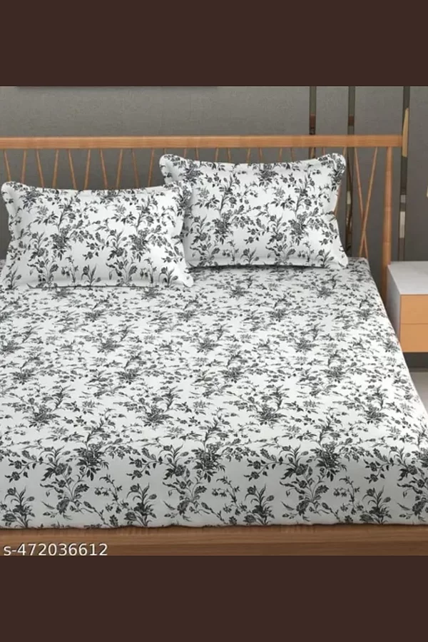 Aavya Queen Size Bedsheet | Abstract Print | Soft Microfibre Fabric | Multi-Color | Premium Bedding Set