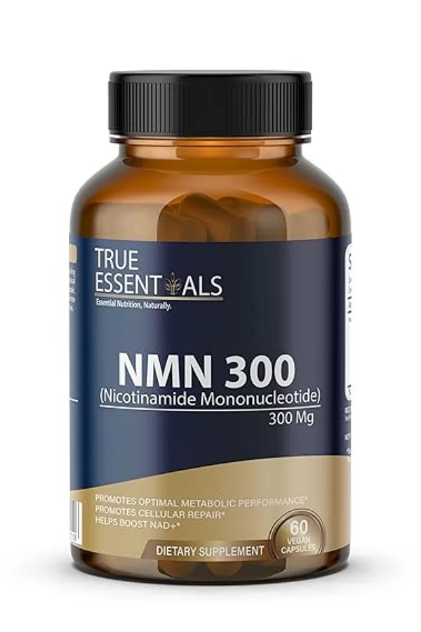 True Essentials Truely Indian 99% Ultra Purity NMN PRO+ 300mg Maximum Antioxidant Cellular Repair, Boost NAD+, Immune & Energy (60 Capsule NMN PRO+ 300mg)