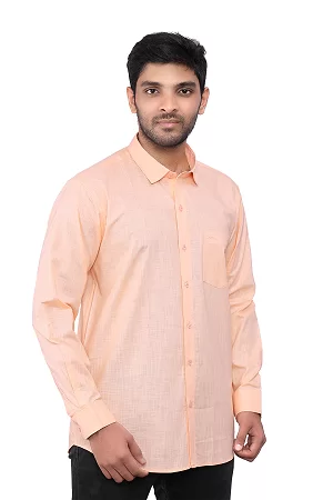 cotton linen mens formal shirt