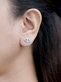 Evil Eye Stud Earrings