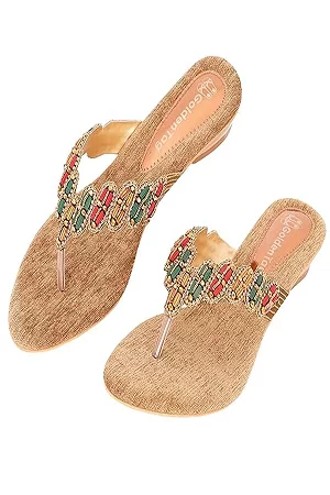 GoldenTag jewel tone flats Flip Flop
