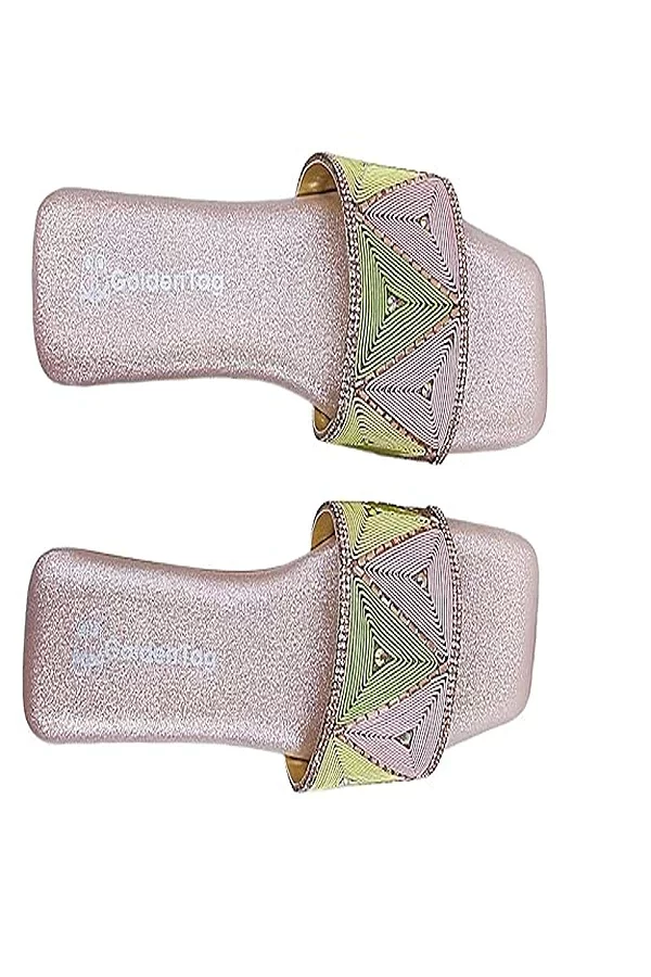 GoldenTag Sparkle Bloom Sandal