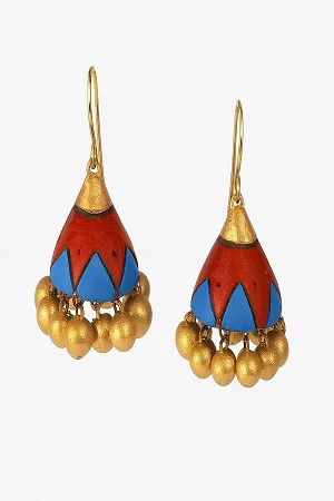 Terracotta handmade jhumka