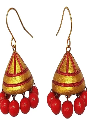 Terracotta handmade jhumka