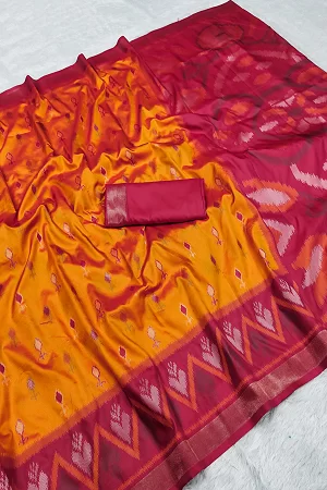 Pure Ekkat Pachampally Silk Sarees With BP