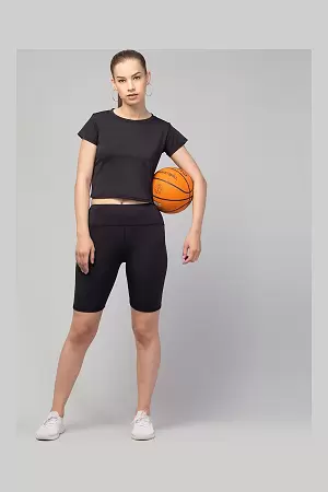 WUGO::Latest Fancy Women Shorts/Gym Shorts/Solid Yoga Shorts/Cycling Shorts For Women's & Girls