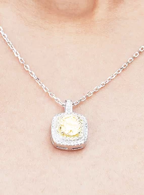 Square Octagon Cut Necklace Set