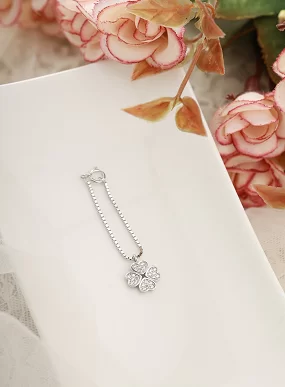 Clover Heart Watch Charm
